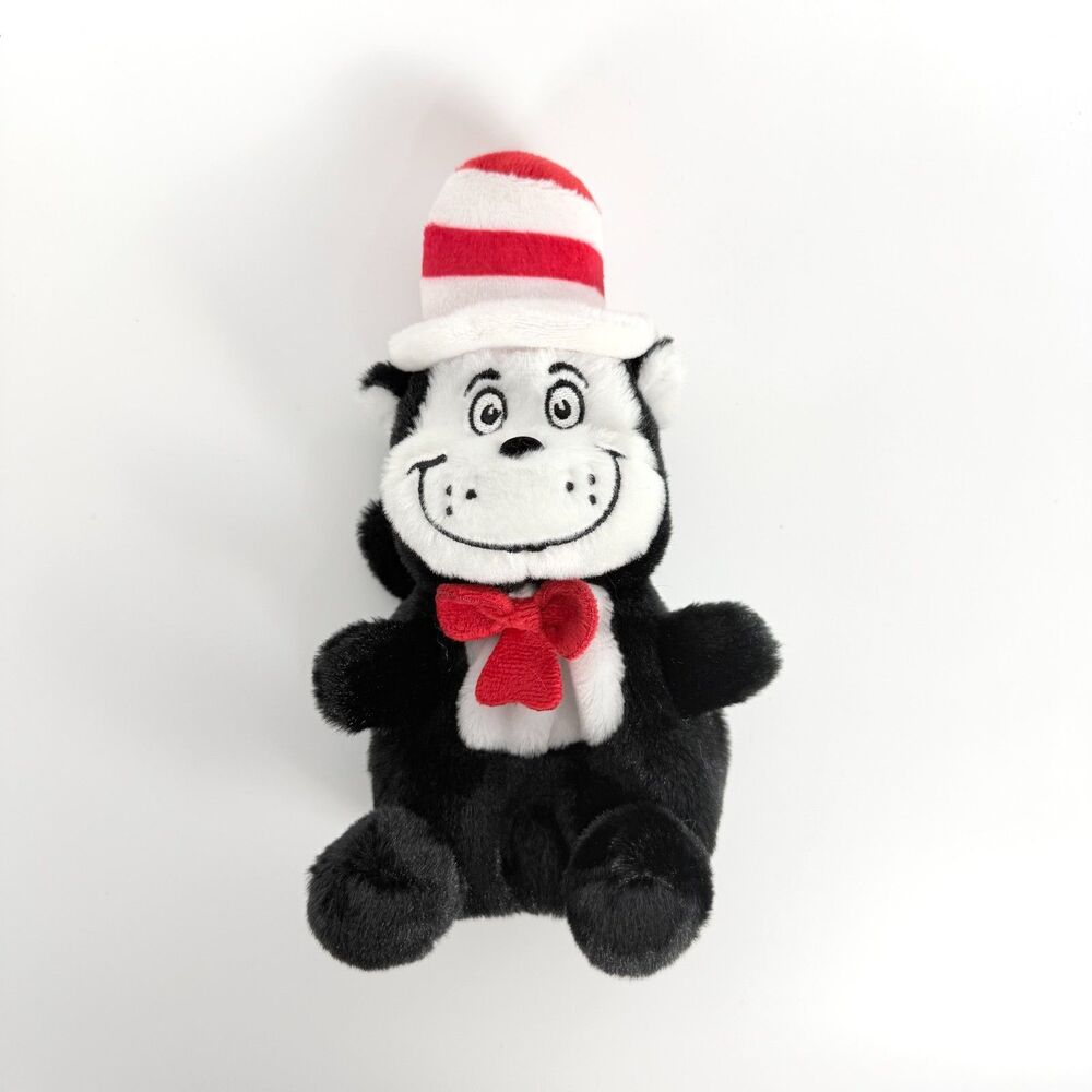 Dr. Seuss Cat in the Hat Small BeanBag Weighted Plush 2024 Aurora Dr Seuss